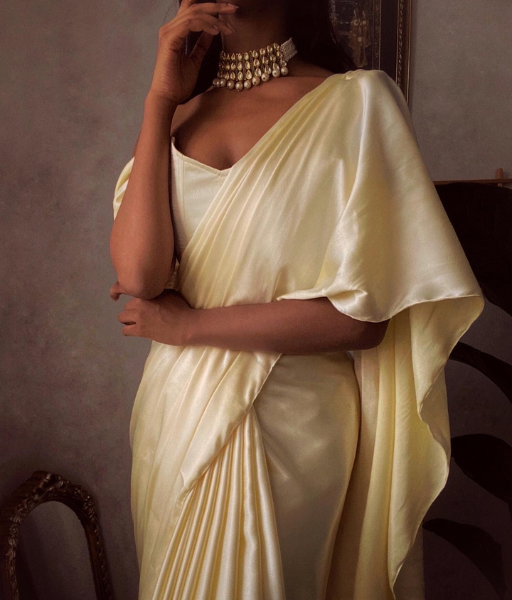 2-Way Silk Saree Drape