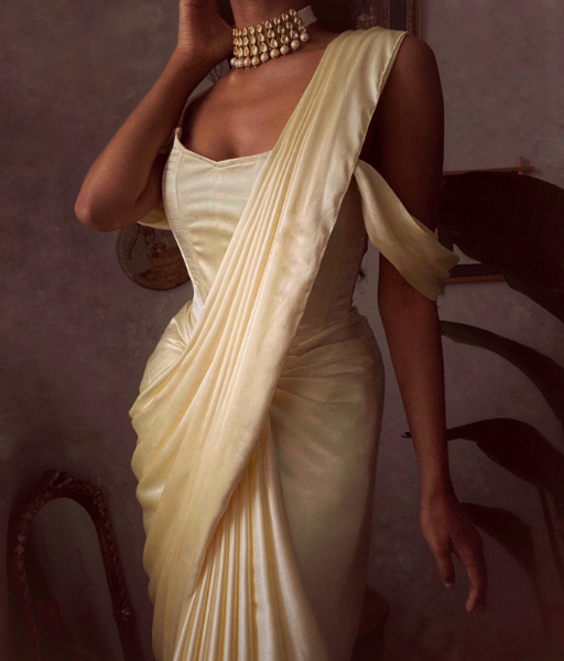 2-Way Silk Saree Drape