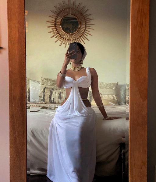 Goddess Saree Drape Demo + Style Guide